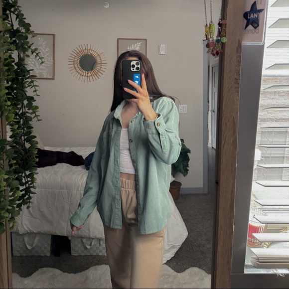 Teal corduroy - Picture 3 of 3